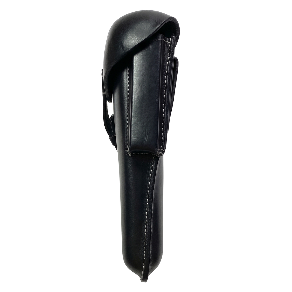 Leather Holster P08 Navy Black