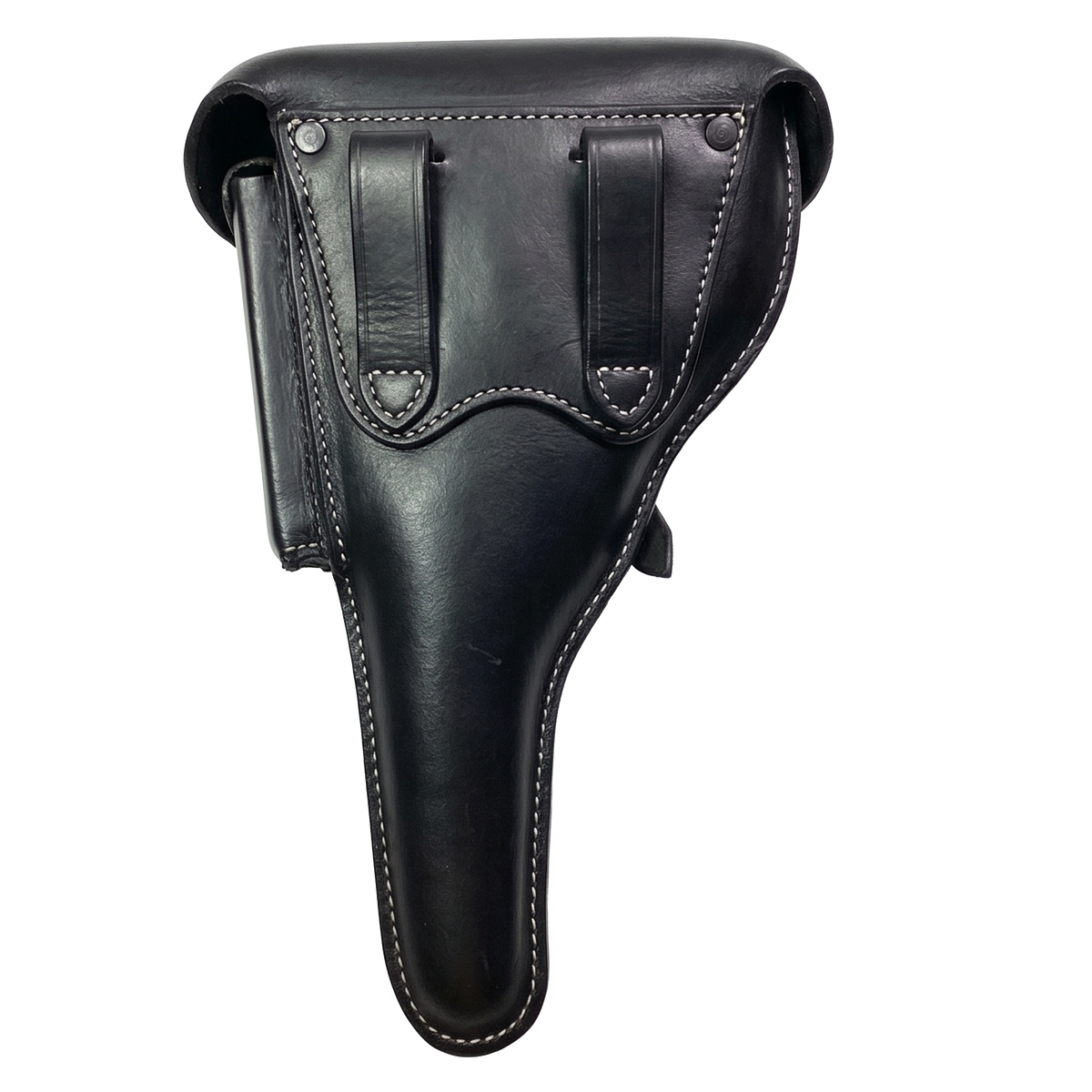 Leather Holster P08 Navy Black