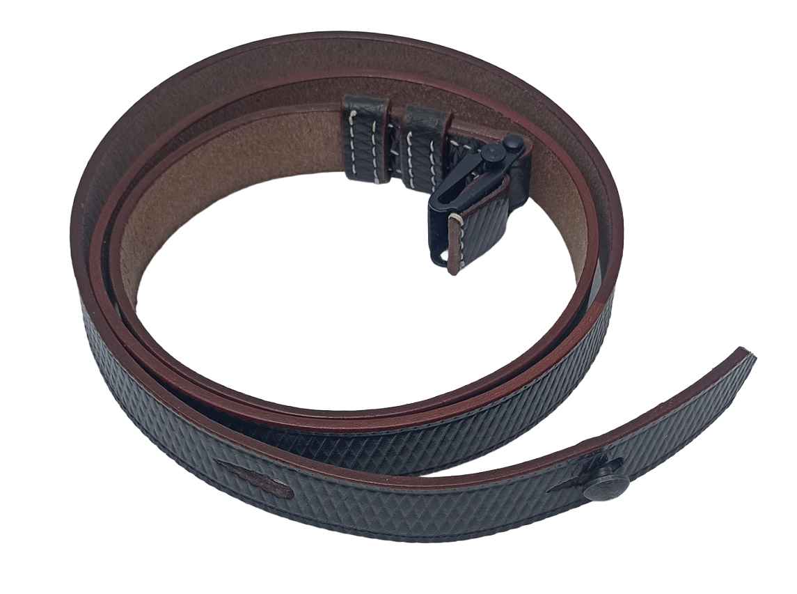 Leather MP40 Thompson Sling Belt Black