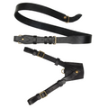 Sam Brown Belt, Sword Frog and Sword Knot Set, Black, Large