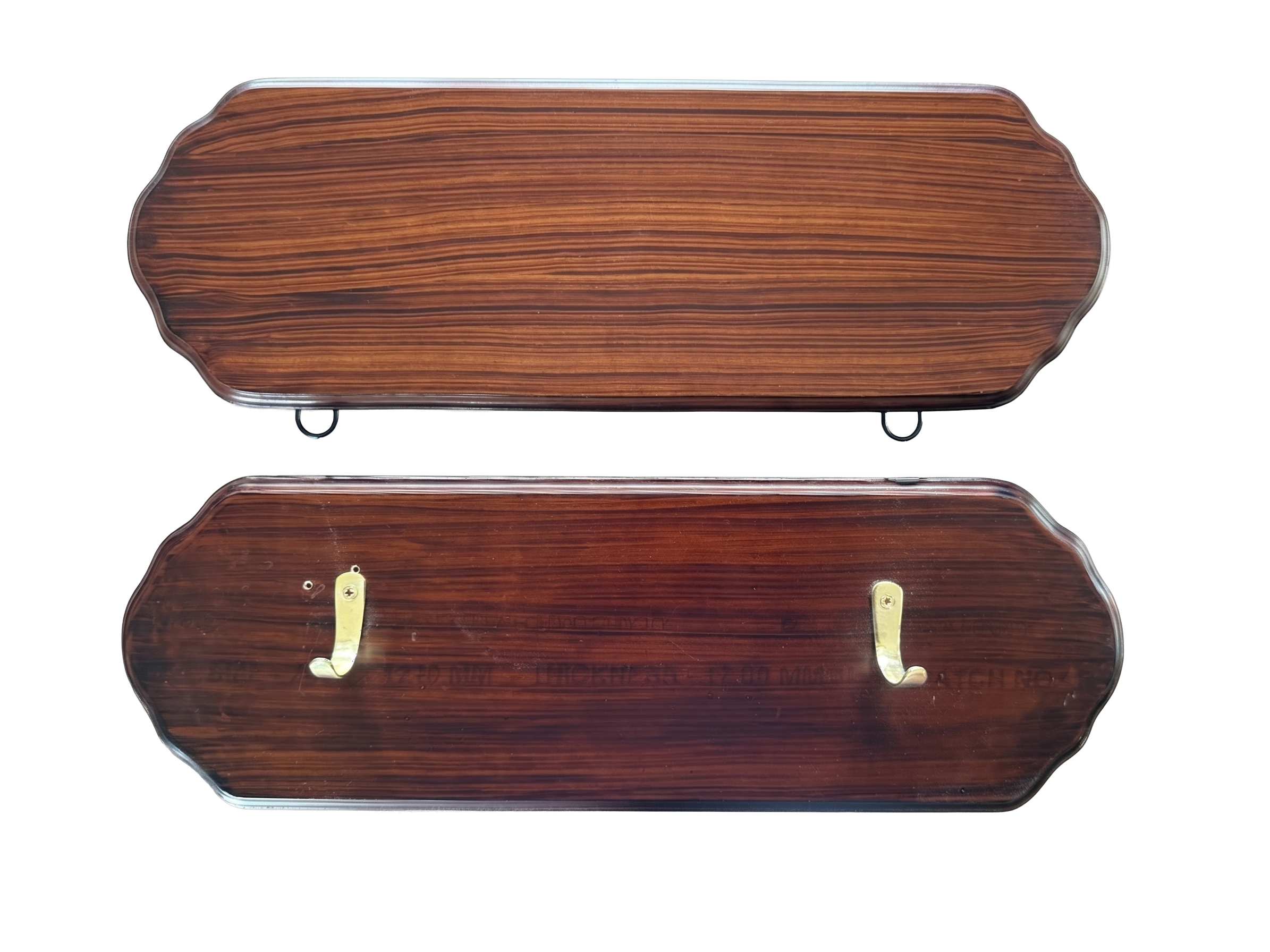 Revolver Wall Display Wooden Plague