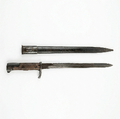 WWI German Gewehr 98 Bayonet With Sawback with Scabbard