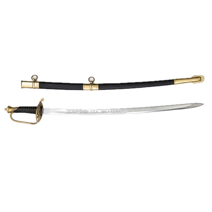 CSA Cavalry Officer's Sword with Scabbard