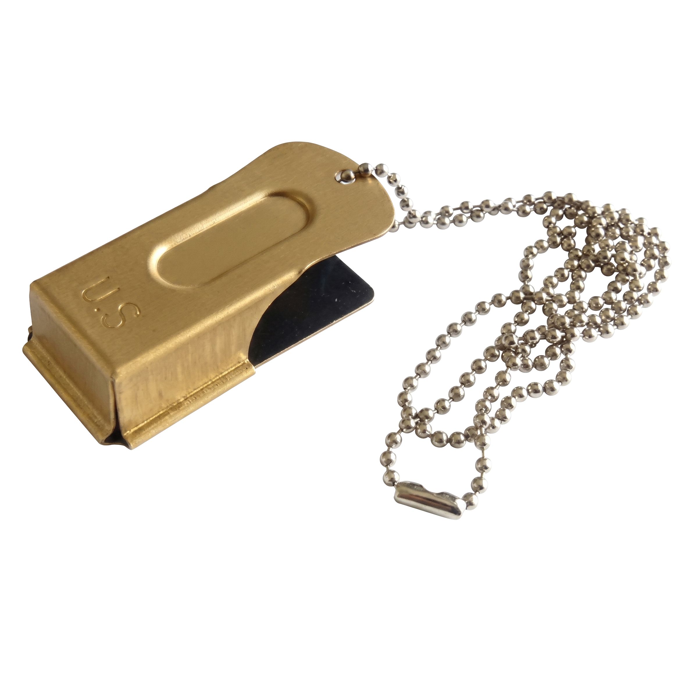 U.S. WWII D-Day Signaling Cricket Clicker Grade With Box Overall - 5.5 cm