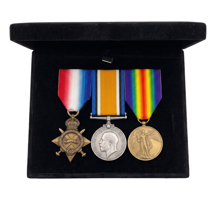 WWI Trio Medal Set - Boxed - 1914-1915