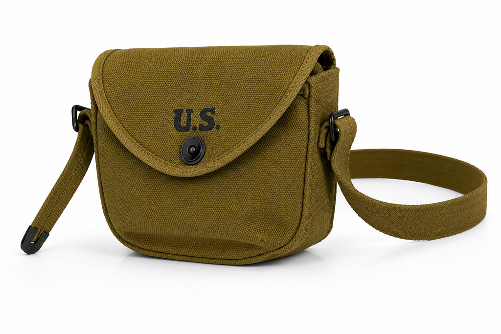 11-06-Mil-33 cotton pouch thompons drum type