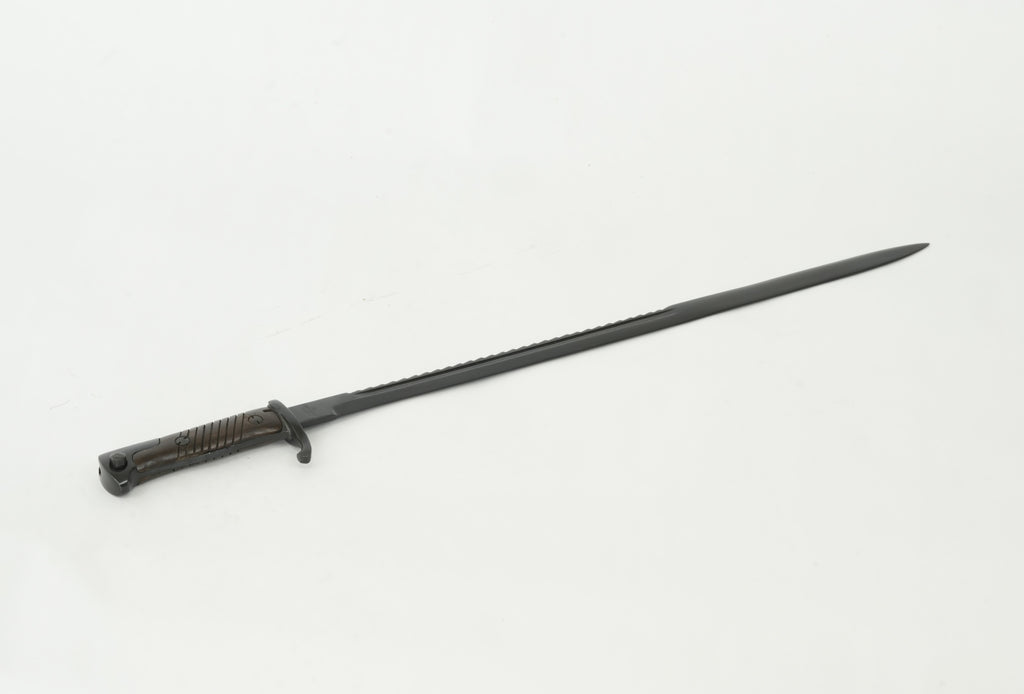 17-02-189 WWI German Gewehr 98 Bayonet With Sawback+Scabbard