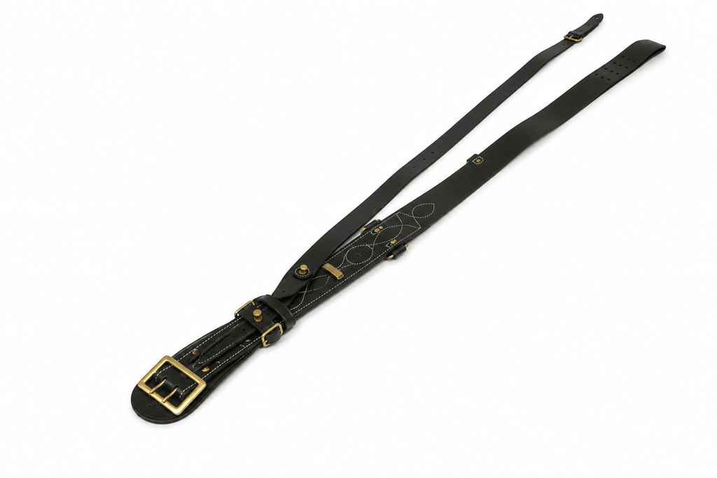 11-06-Mil-80 Leather belt sam browne
