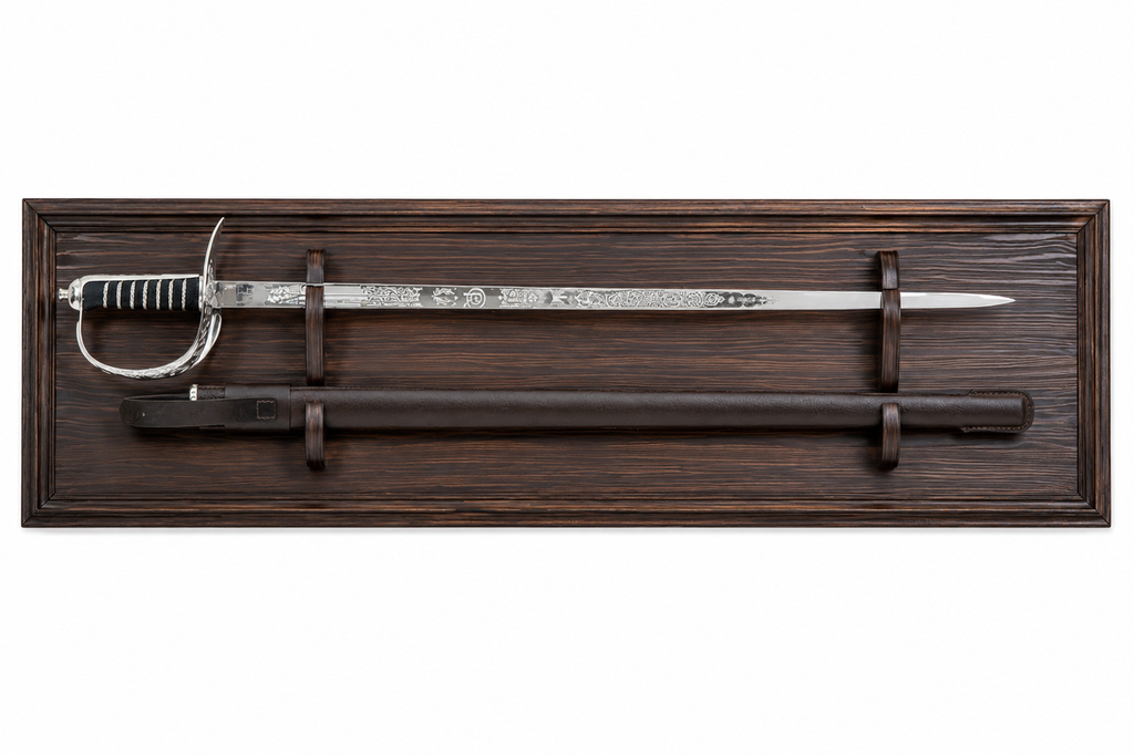 Sword Wall Mounted display Plaque