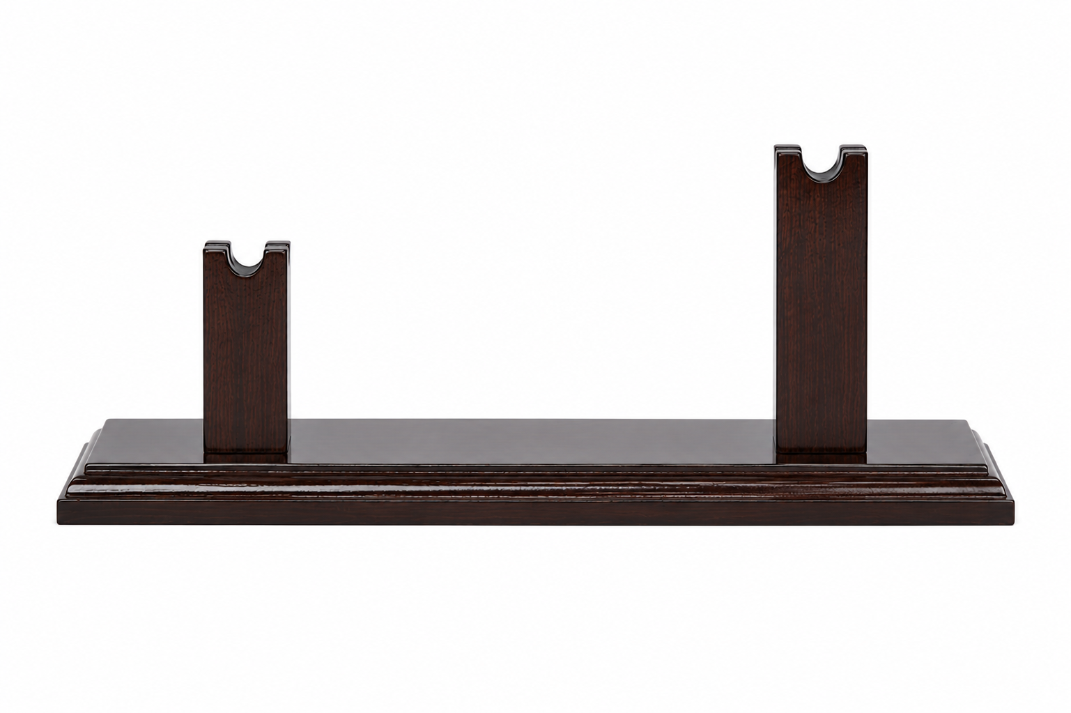 Wooden display stand for pistols