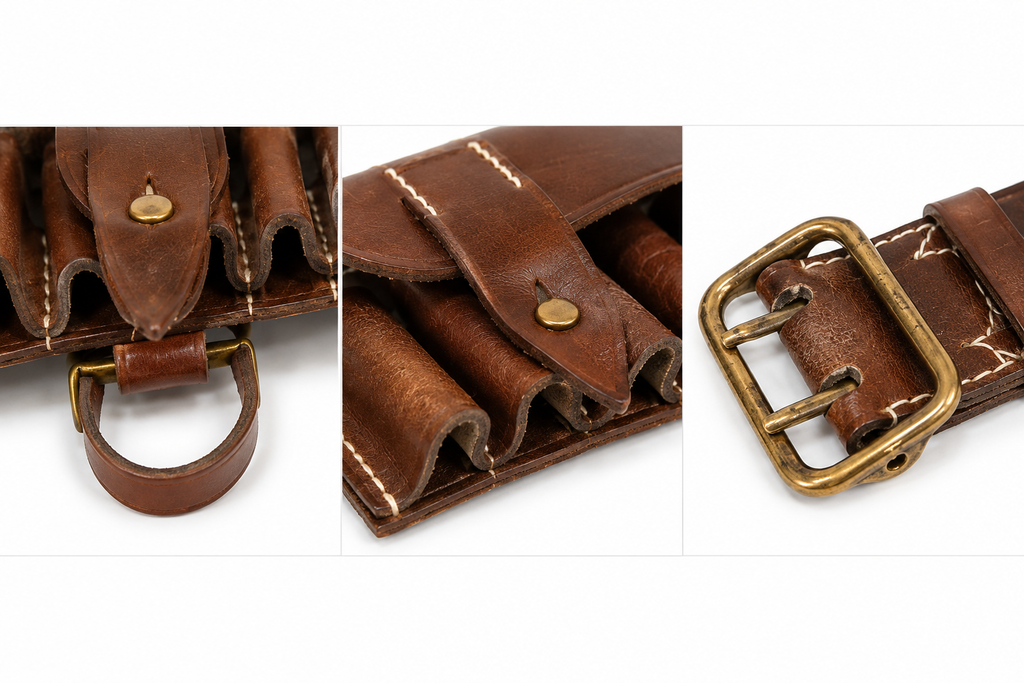 11-06-Mil-76(a) Leather bandolier martin henry