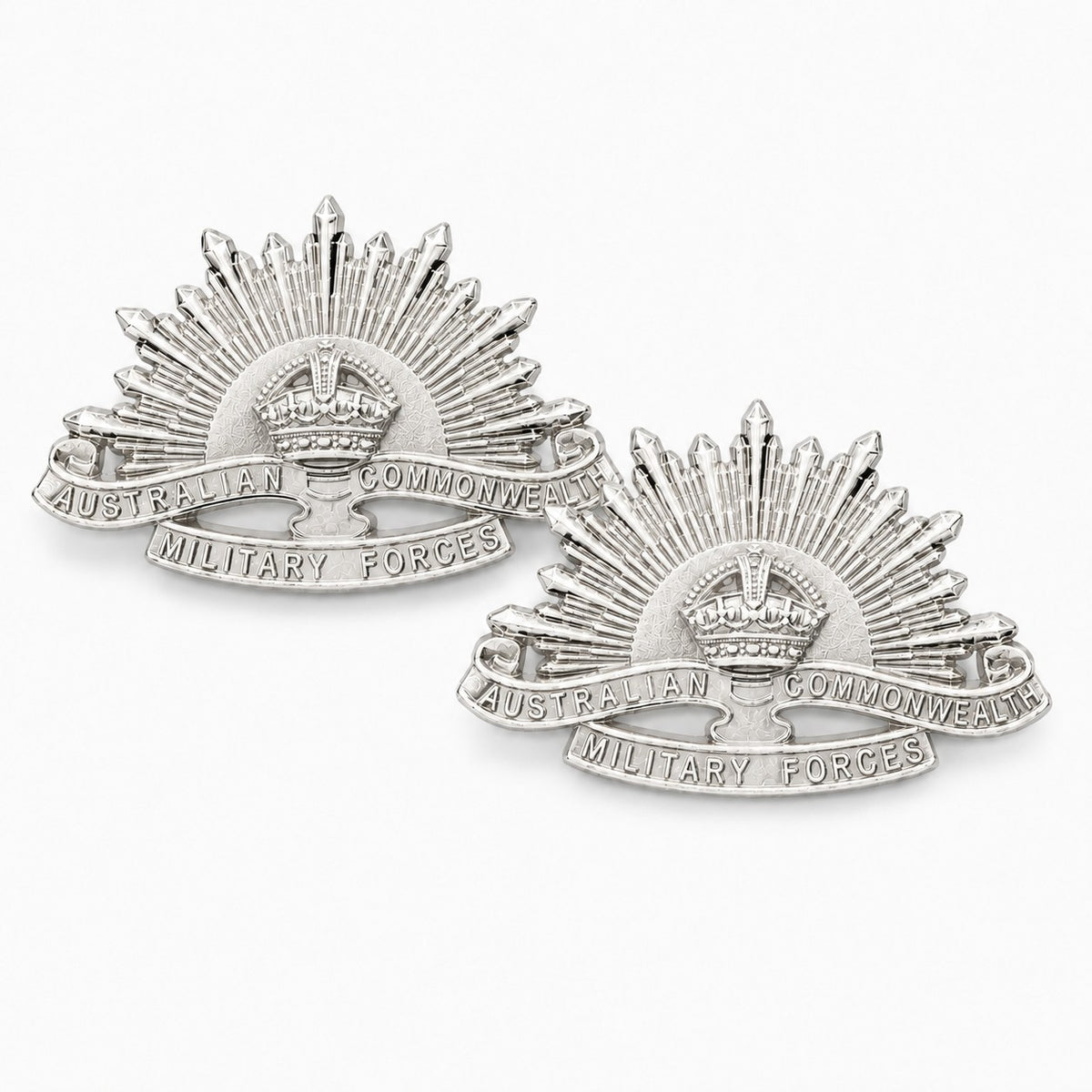 Aust. Shoulder Title (Silver) with Rising Sun V3 in sleeve - 1950 - present