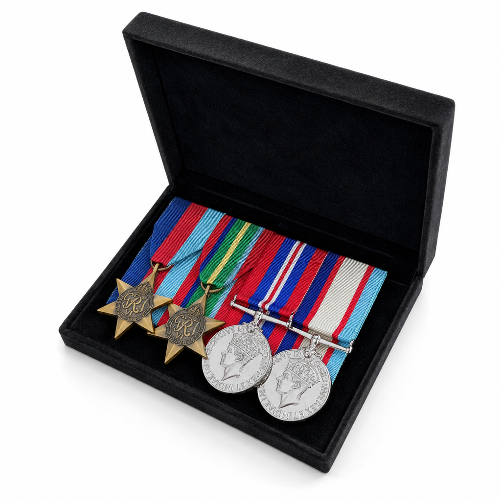 WWII Pacific Medal Set - Boxed
