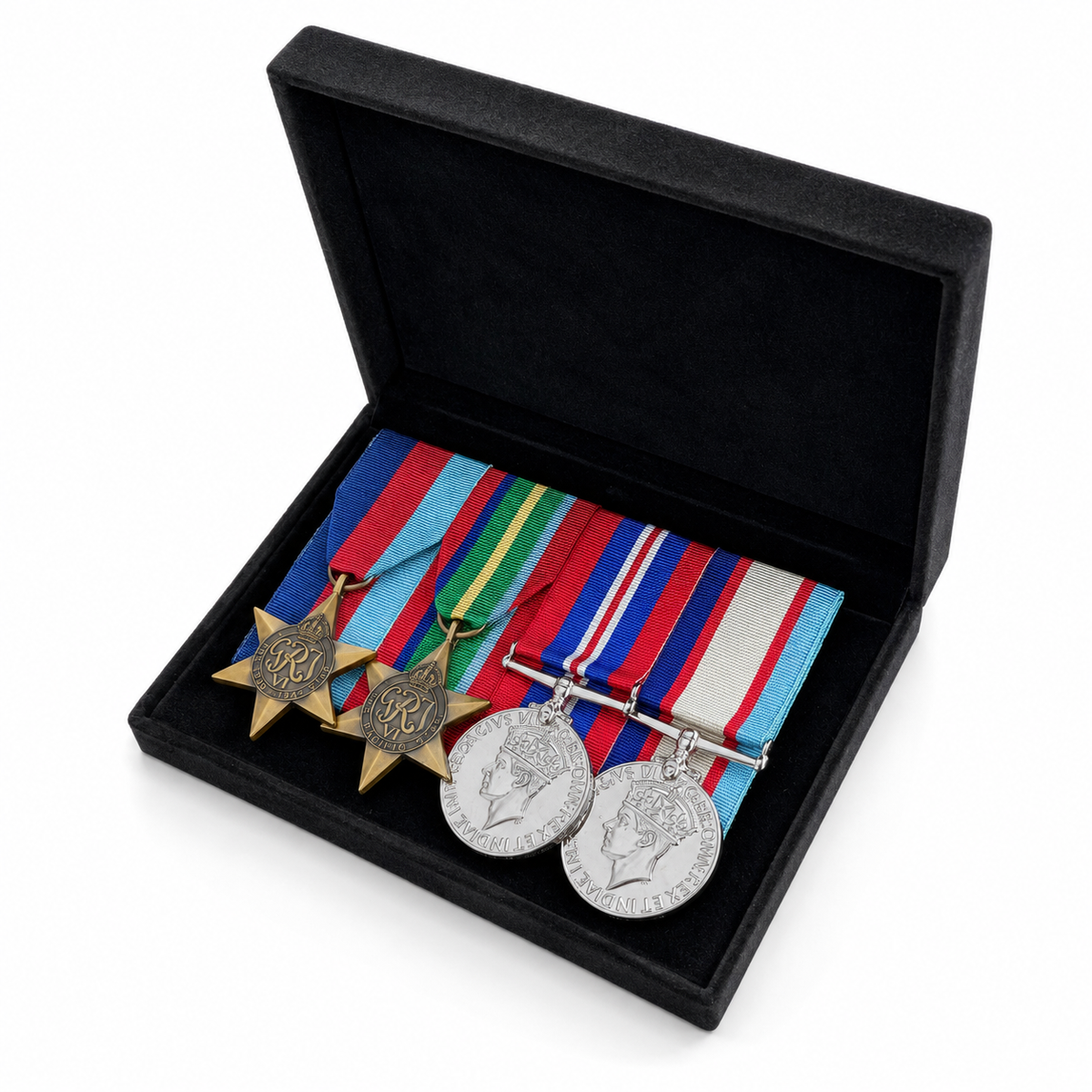 WWII Pacific Medal Set - Boxed