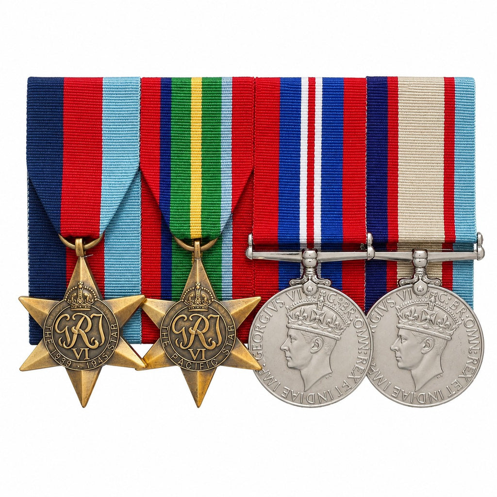 WWII Pacific Medal Set - Boxed
